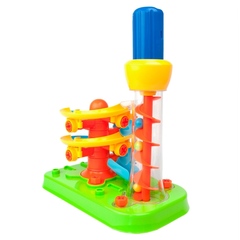 Набір для складання Гірка-спіраль з інструментами JS022 Edu-Toys 55 деталей Набір для складання Гірка-спіраль з інструментами JS022 Edu-Toys 55 деталей