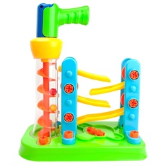 Набір для складання Гірка-зигзаг з інструментами JS021 Edu-Toys 54 деталі Набір для складання Гірка-зигзаг з інструментами JS021 Edu-Toys 54 деталі