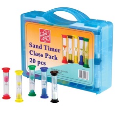 Набір пісочних годинників на клас GM188 Edu-Toys 20 деталей Набір пісочних годинників на клас GM188 Edu-Toys 20 деталей