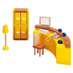 Набор для кукол Мебель для офиса - Ресепшин 51696G Goki (9 деталей)