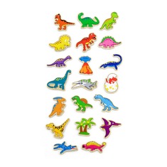 Набор магнитов Viga Toys Динозавры 50289 (20 деталей)