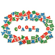 Набор украинский алфавит на магнитах (72 буквы) J704 Komarovtoys