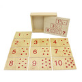 Настольная игра домино "Числа и цифры" математика 1508 Lam Toys (20 деталей)