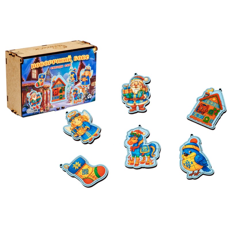 Новорічний бокс «Склади сам» Puz-01237 PuzzleOk 47 деталей