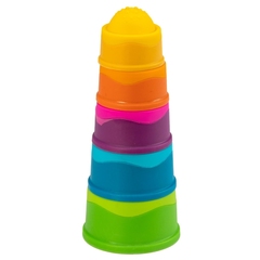 Пірамідка dimpl stack Чашки F293ML Fat Brain Toys 5 деталей Пірамідка dimpl stack Чашки F293ML Fat Brain Toys 5 деталей