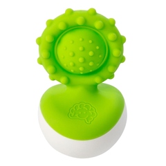 Прорізувач-неваляшка dimpl wobl зелений F2173ML Fat Brain Toys