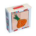 Кубики Сложи рисунок "Овощи" Komarovtoys 4 кубика